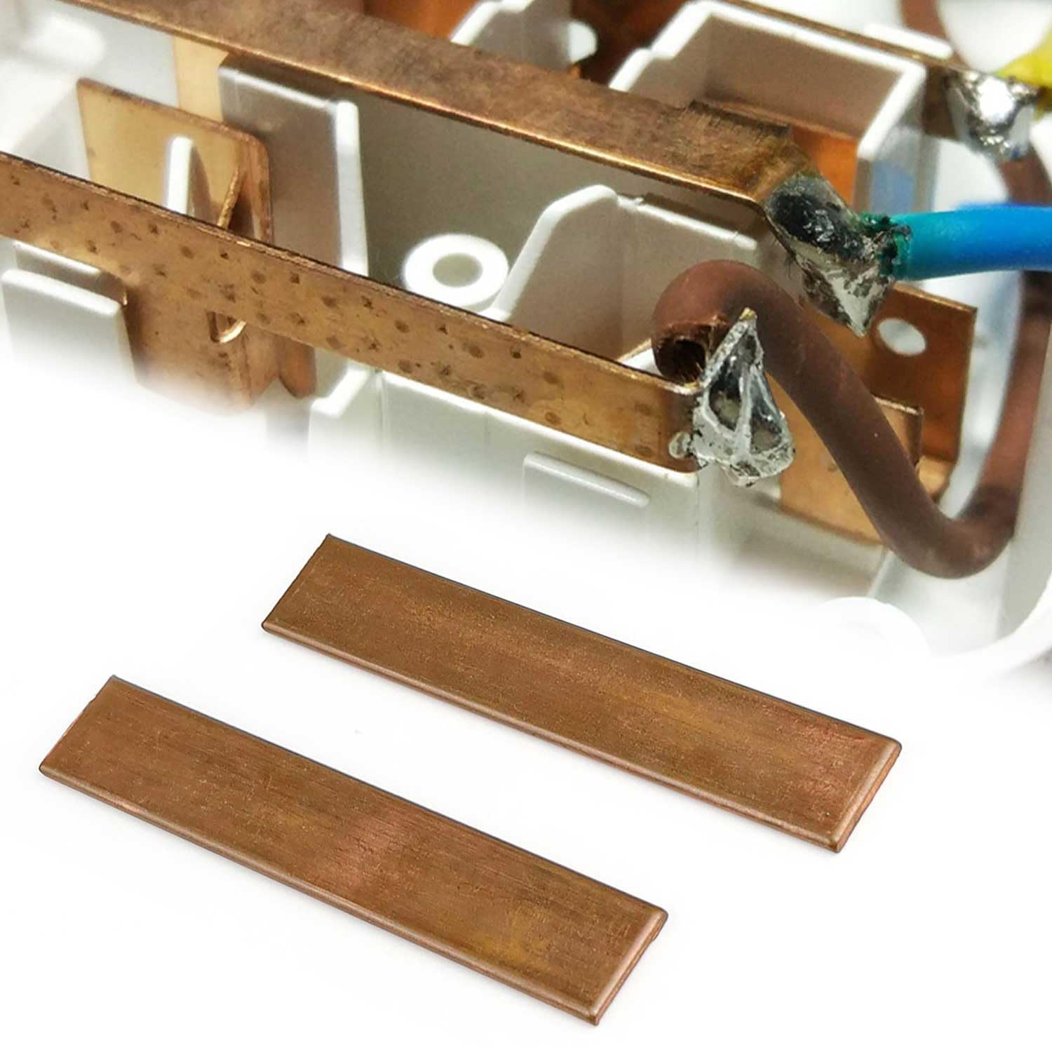 Kupferplatte, Anti Oxidation, Ausgezeichnete Elektrische Leitfähigkeit, Hochreines Kupferblech, Leicht zu Verarbeiten, Kupferschiene, Geeignet für Verkabelung, Geräteverkabelung