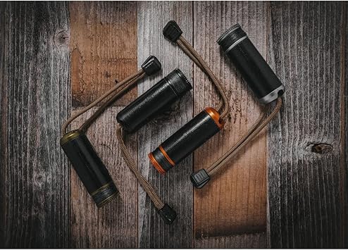 Exotac ripSPOOL Lightweight Bushcraft and Survival Complete Field Repair Kit and FireCord Lanyard for First Aid, Fire-Starting, Tool Creation, Fishing, and Navigation Tasks, Made in the USA