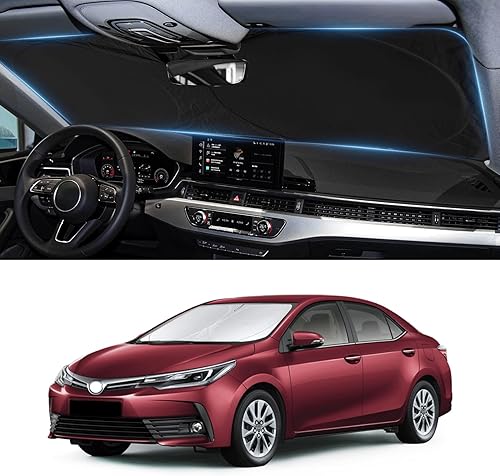 Miniatura 179 de Parasol para parabrisas de ajuste personalizado, cubierta para ventana delantera, visera plegable 210T, protector que bloquea los rayos ultravioleta