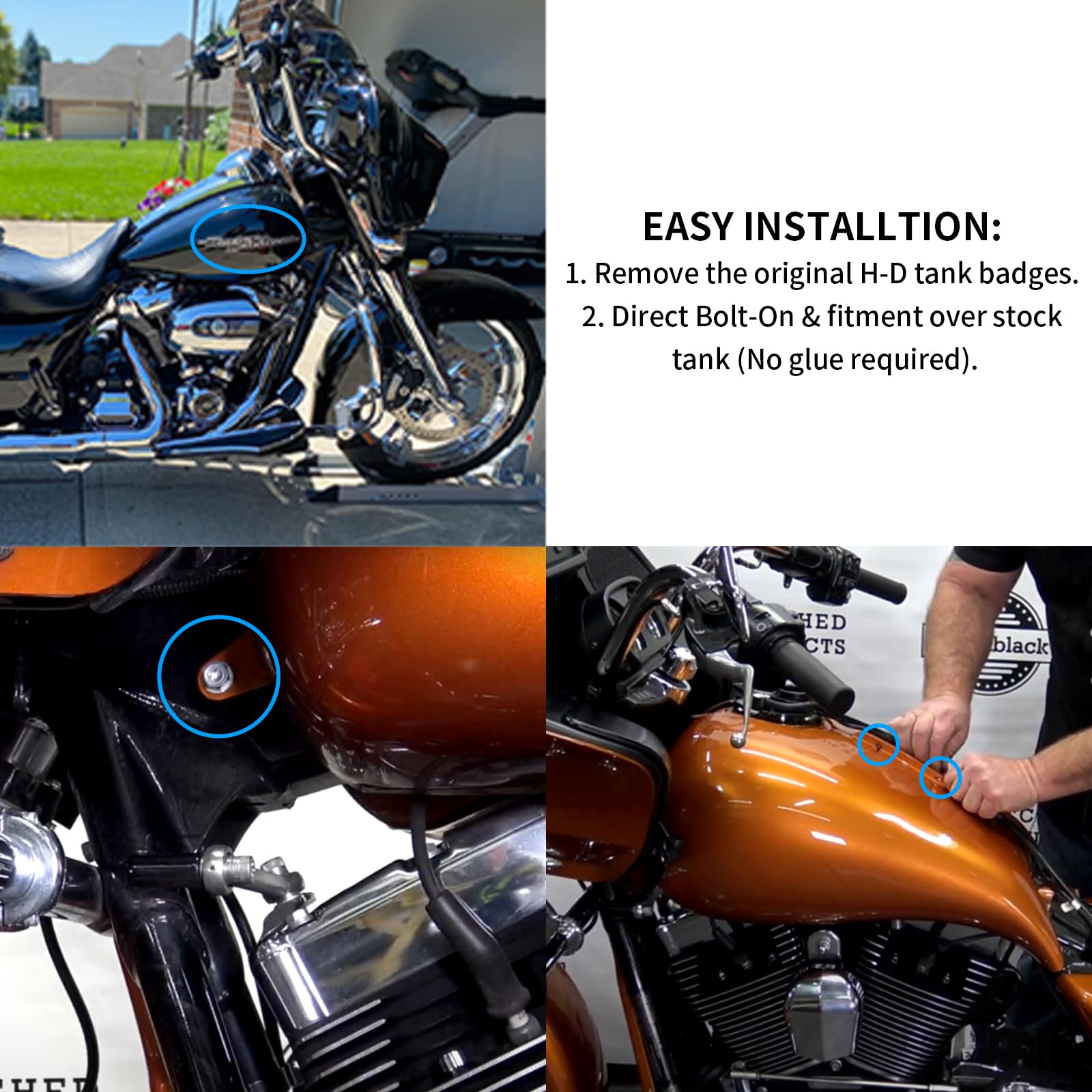Amazon | US Stock Moto Onfire ストレッチタンクカバー ガロン燃料