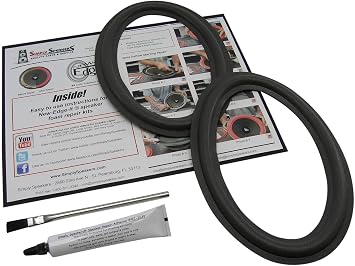 Simply Speakers Lexus 6 Inch x 9 Inch Foam Auto Speaker Repair Kit Fits Mark Levinson FSK-6x9TOY Pair