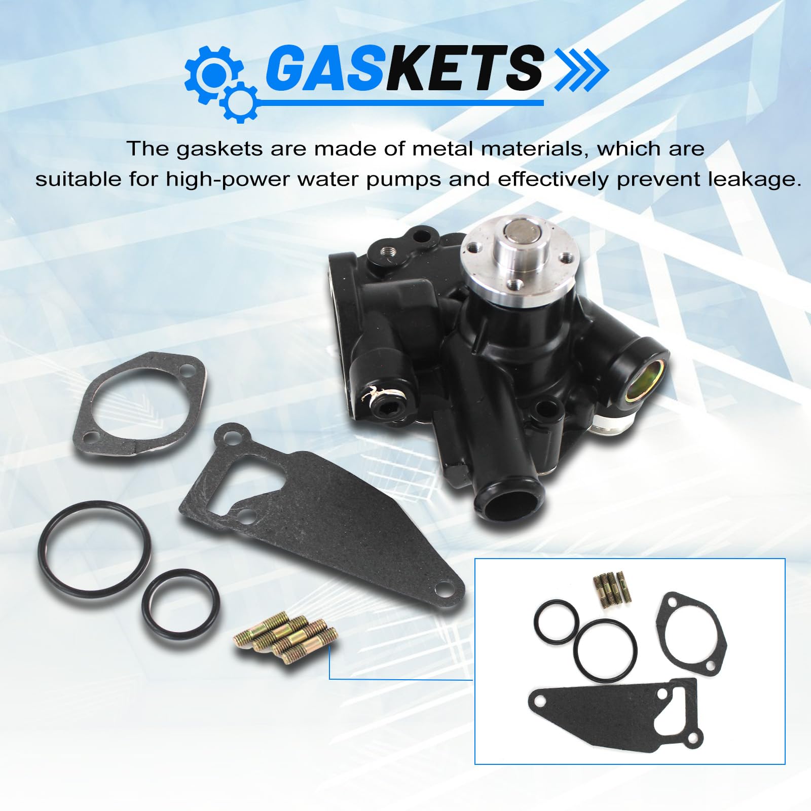 CHA ☆ cha Amazon.com: DEEGOOLY 13-2269 132269 Water Pump Fits for