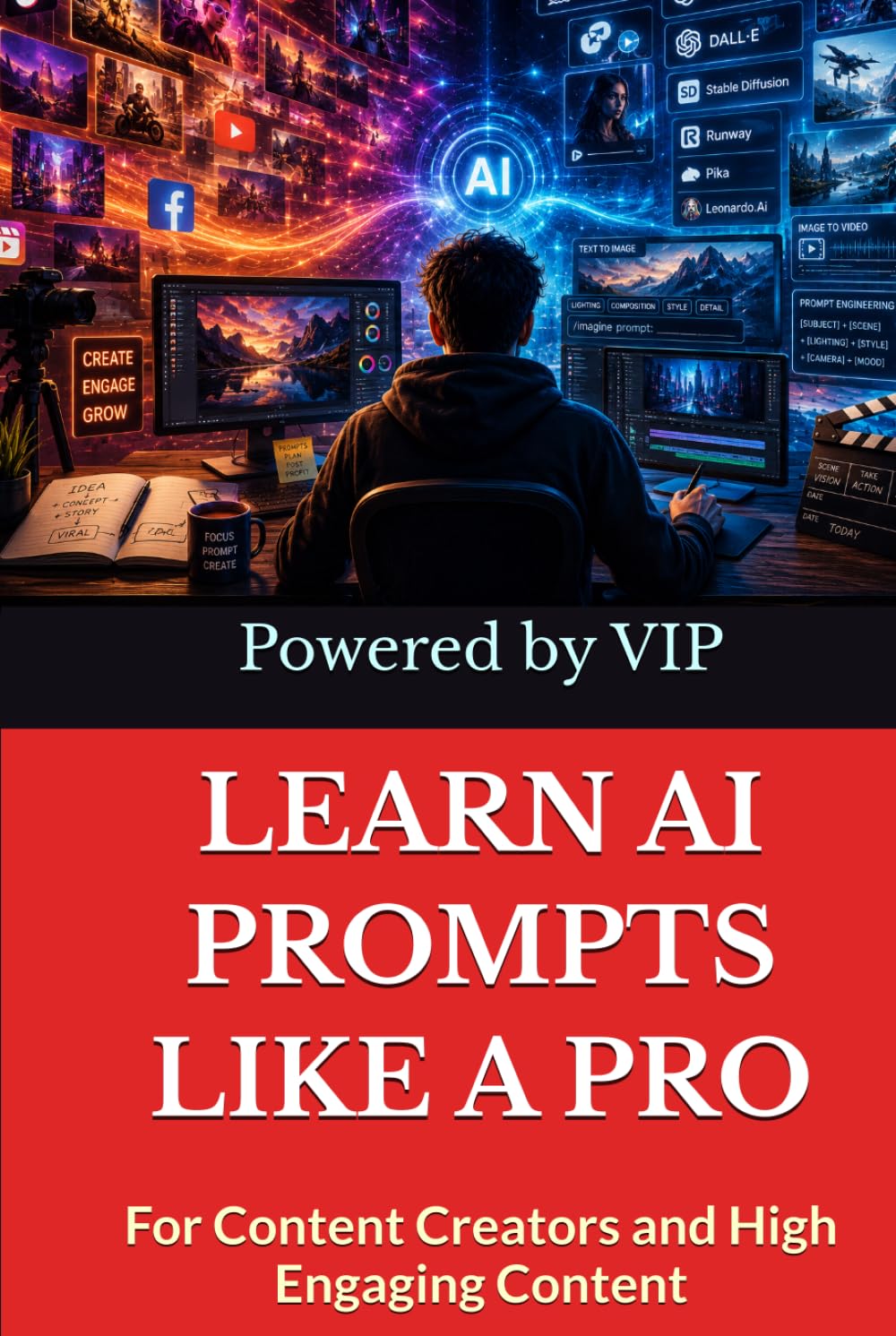 LEARN AI PROMPTS LIKE A PRO: For Content Creators and High Engaging Content (Business Books for Entrepreneurs and Corporations)