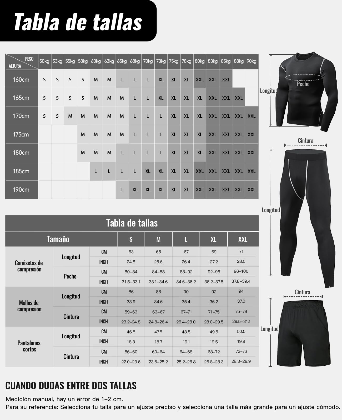 Niksa 3 Piezas Conjunto de Compresion Hombre, Camisetas Compression Mallas Running Pantalon Corto Deporte Ropa Deportiva Hombre para Running Correr Gym Fitness