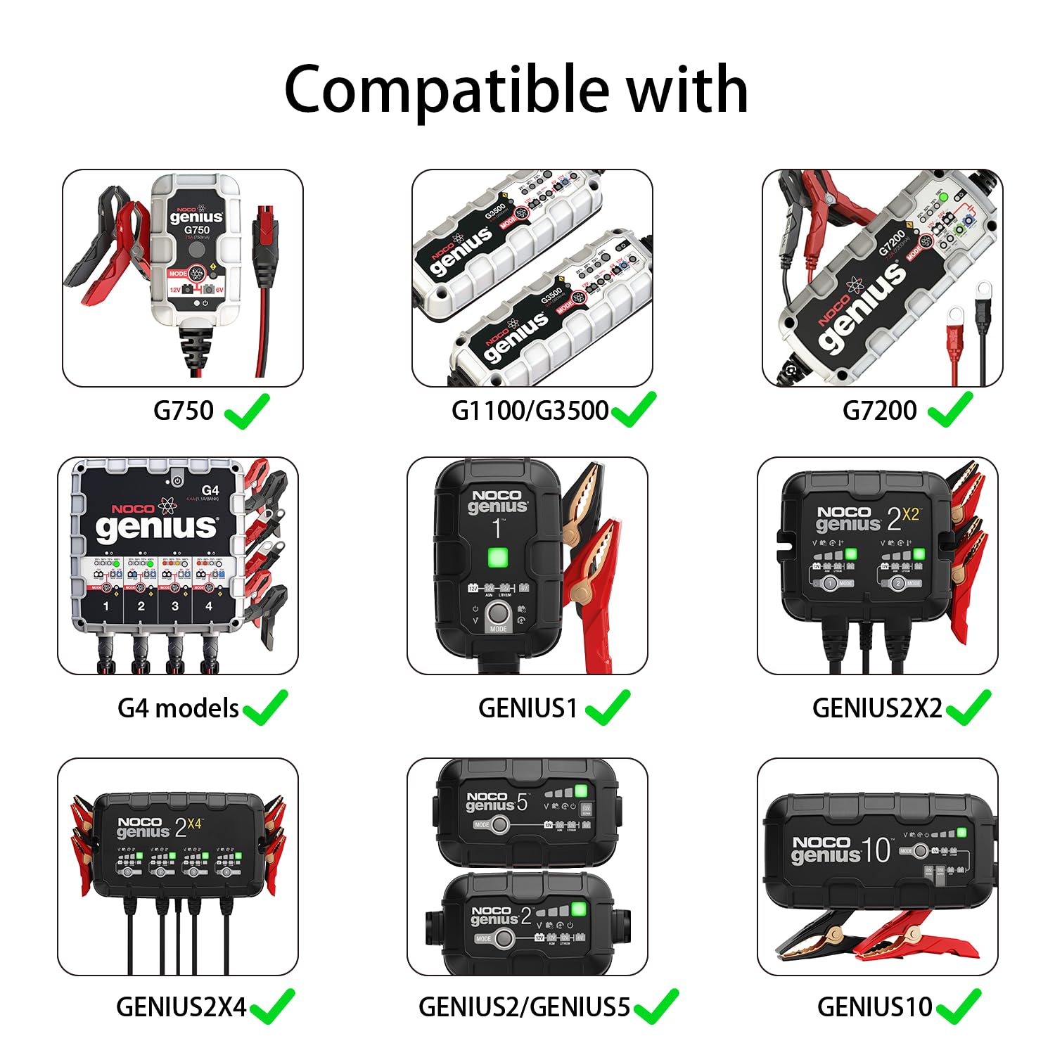 Amazon.com: BOEEA GC008 X-Connect Compatible with NOCO Battery