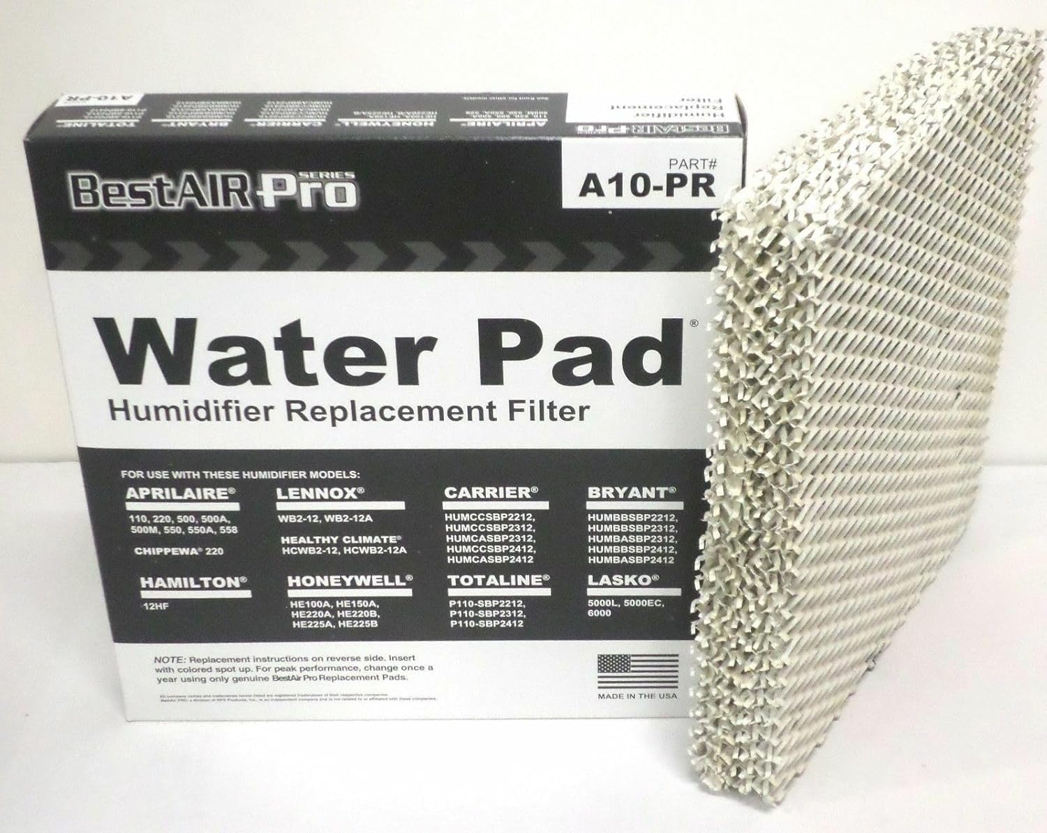 Replacement for A10#10 for Aprilaire 110 220 500 550 Water Panel Filter Humidifier Pad
