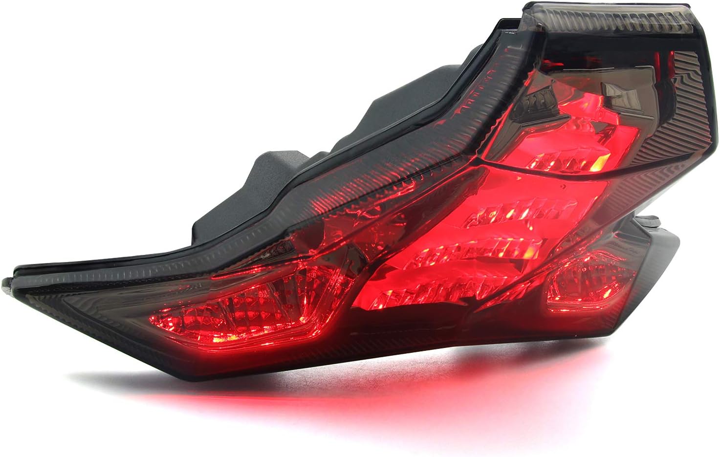 LED Taillight(s) Integrated Brake Stop Turn Signals For KAWASAKI Ninja ZX-6R ZX636 ABS 2019-2022 / Ninja ZX-6R ZX636 KRT 2021,2023 (Smoked Lens)