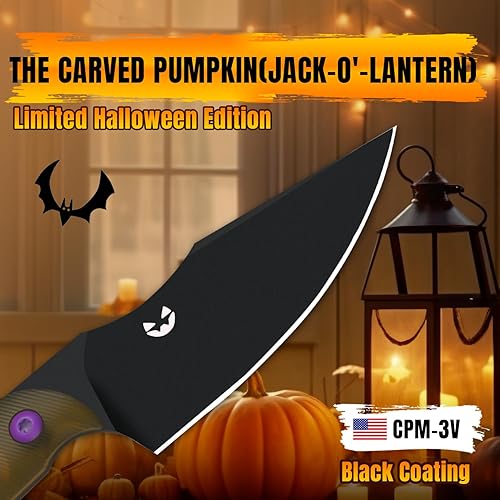 Miniatura 89 de Kizer Mini Harpoon Cuchillo de hoja fija con funda, cuchillo de caza de hoja de 3 V con mango G10, cuchillos pequeños EDC de hoja fija para camping