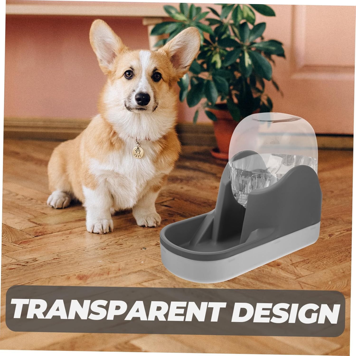 Pet Water Dispenser for Cats Dogs Auto Fill Water Bowl Removable Design for Indoor Use Capacity Lightweight Easy to