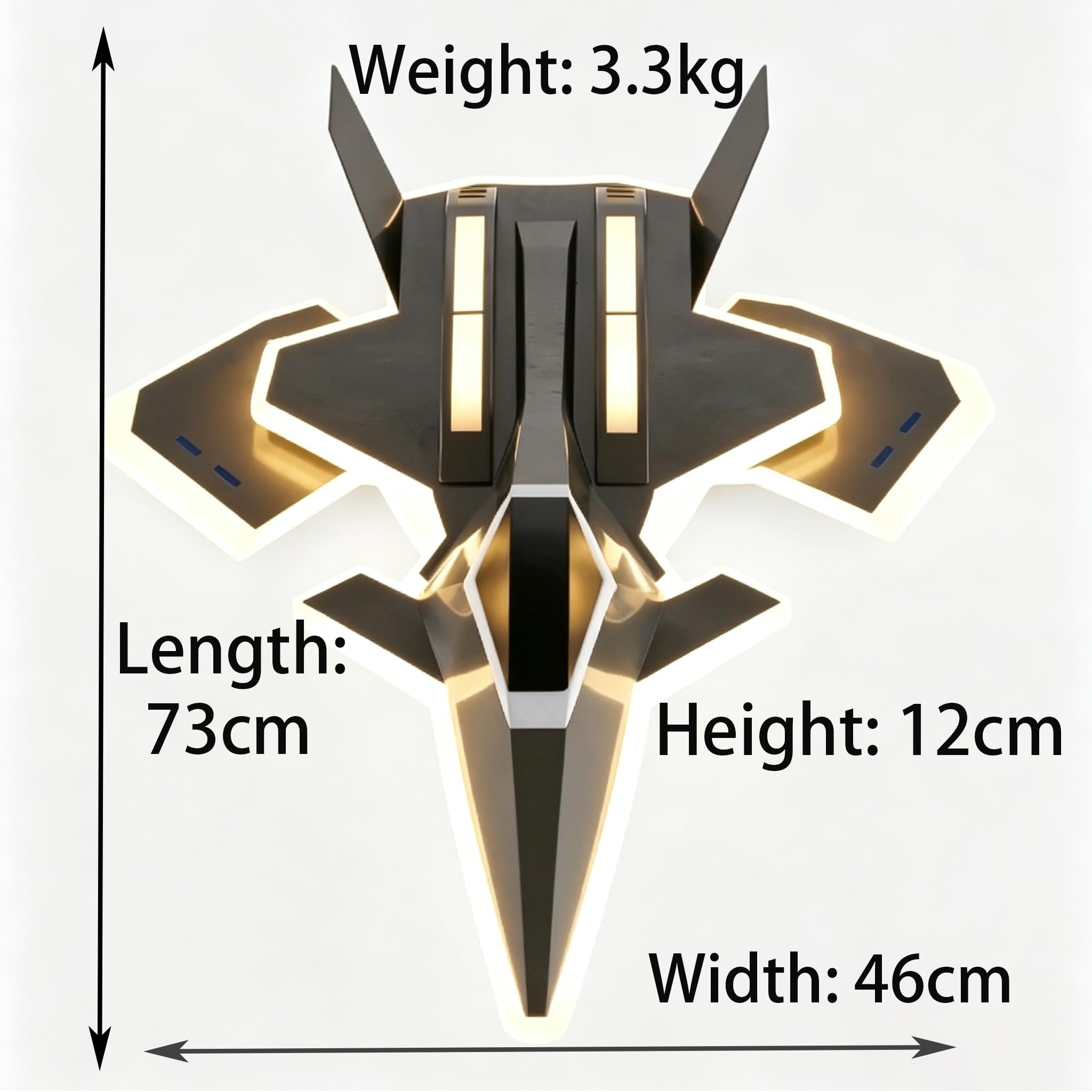 LáMpara De Techo De AvióN Transformadora, Luz Decorativa Led,