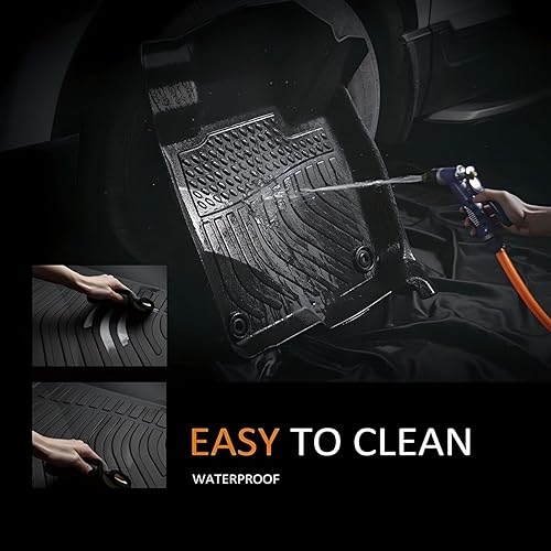 Miniatura 3 de SUPER LINER Alfombrillas y forros de carga compatibles con Honda Odyssey 2018-2024 para todo tipo de clima, tapetes de carga de 1, 2 y 3 filas y