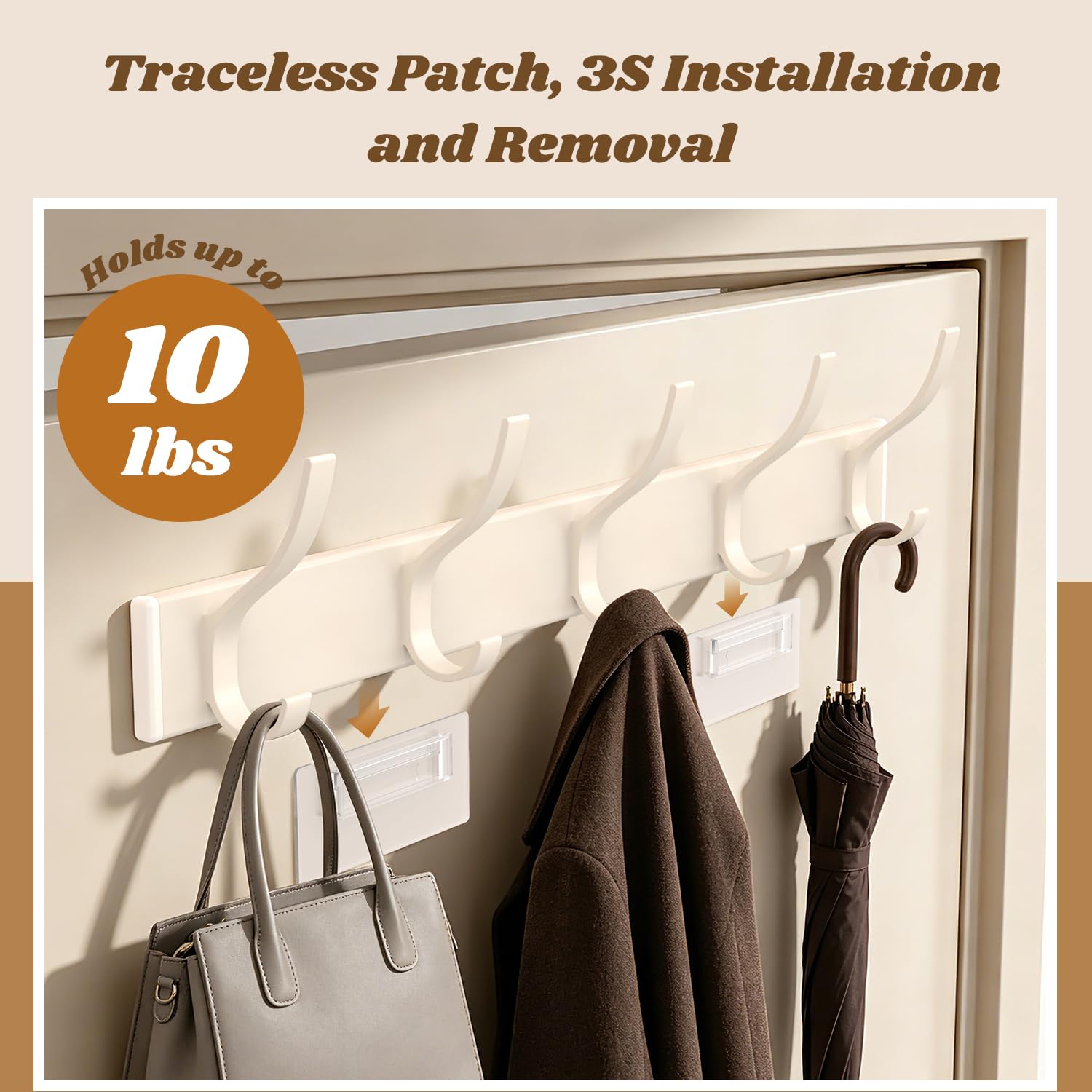 MIAOW Over-the-Door Hooks - Extra Storage -4