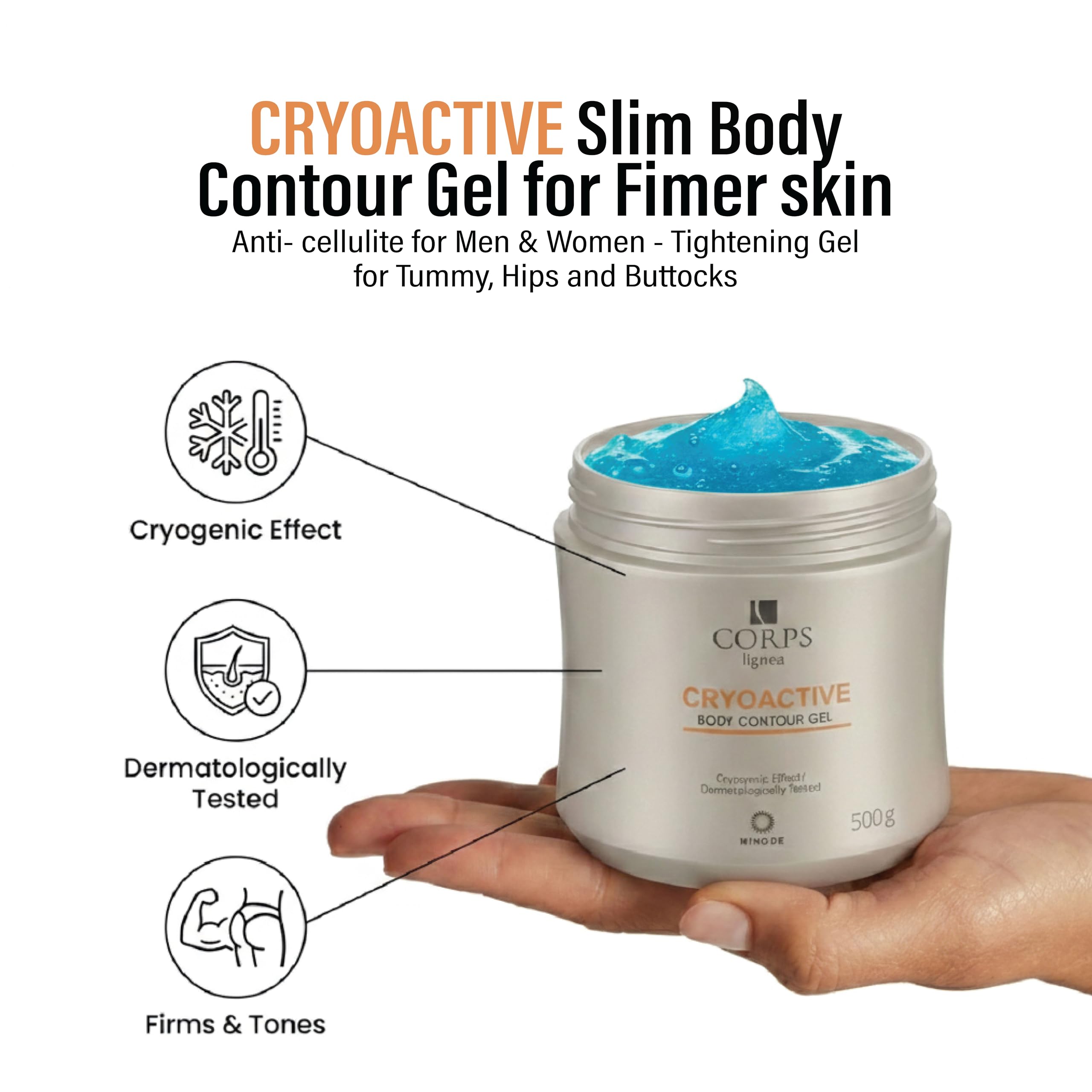 Amazon.com : CRYOACTIVE Slim Body Contour Gel for Firmer Skin