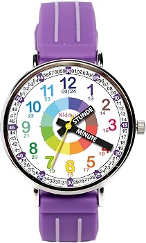 Kiddus Orologio Educativo per Bambini. Da Polso, Analogico. Con ...
