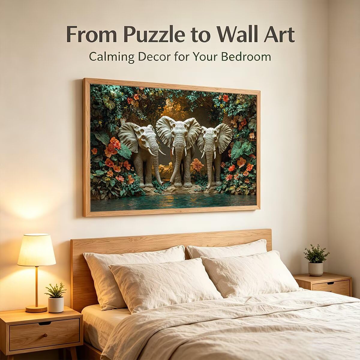 Puzzle 1000 Pezzi, Puzzle Elefante, Legno Pezzi, Regalo Donna Uomo -11831