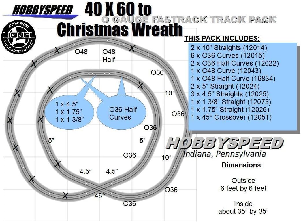 40 x 60 to A Christmas Tree Wreath Layout ADD-ON-Pack