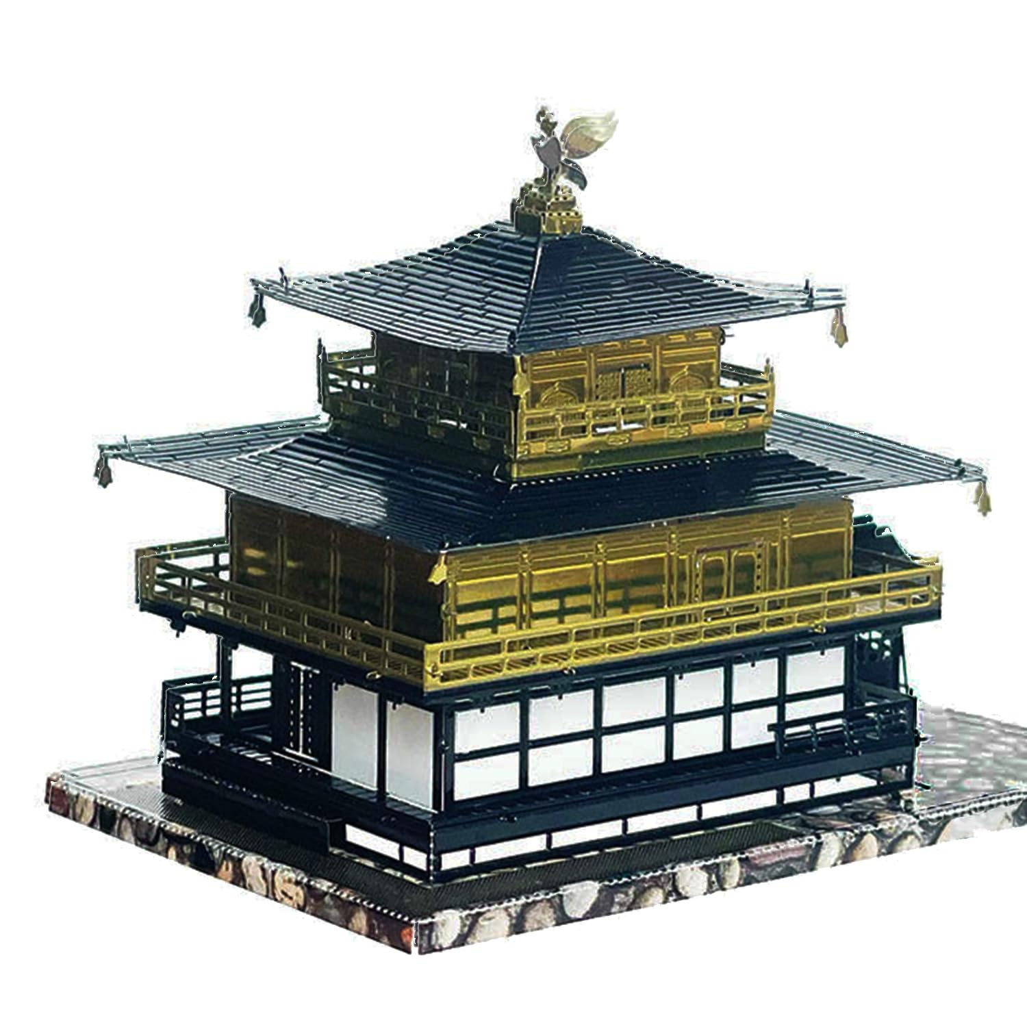 Amazon | HACHIMISE メタリックナノパズル 立体パズル 日本建築