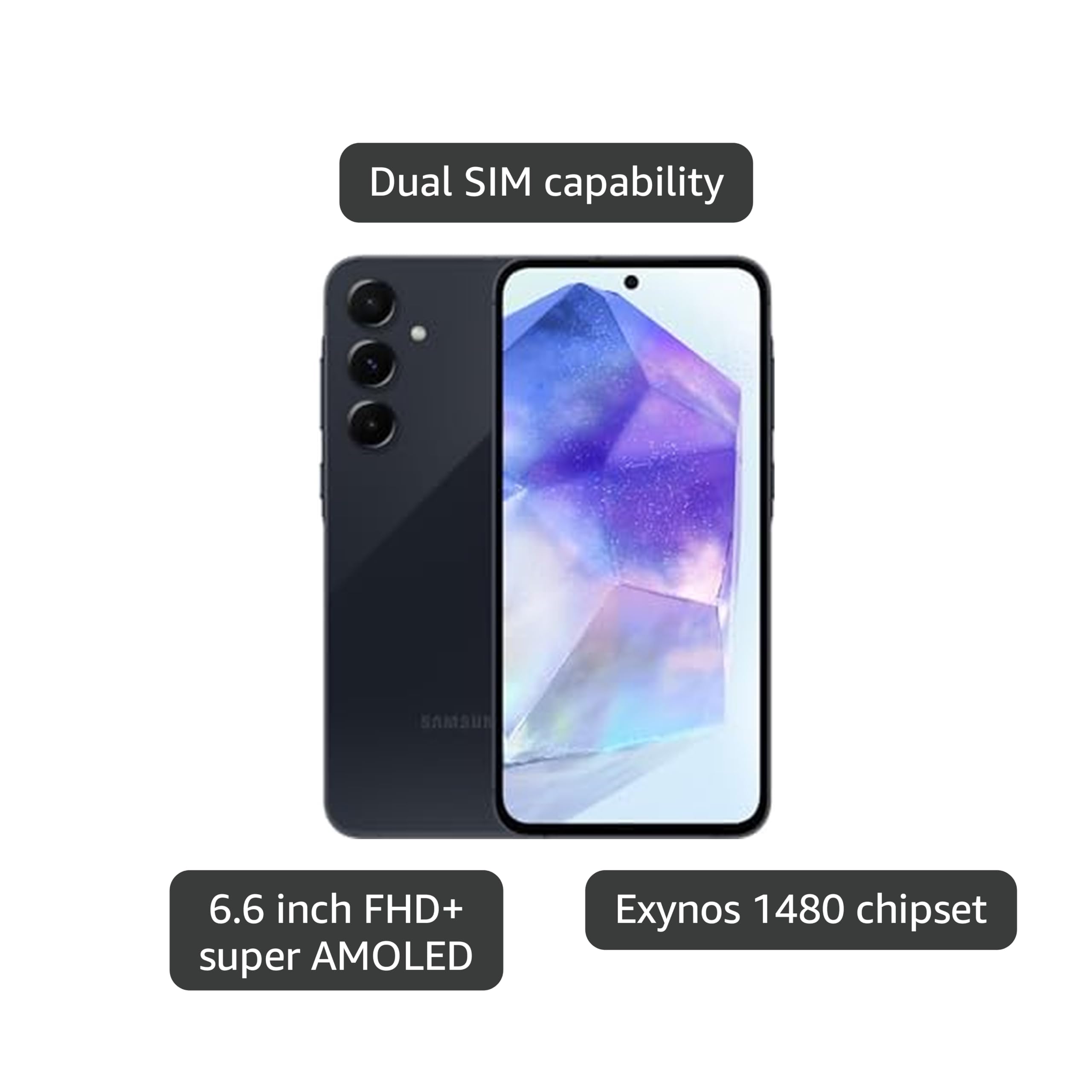 美品 Samsung Galaxy A55 5G 本体 256GB海外版 Amazon.com: Samsung Galaxy A55 5G A556E 256GB Dual-SIM GSM