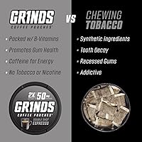 Vista 49 de Bolsas de café Grinds 3 latas de vainilla Sin tabaco, sin nicotina alternativa saludable 18 bolsas por lata