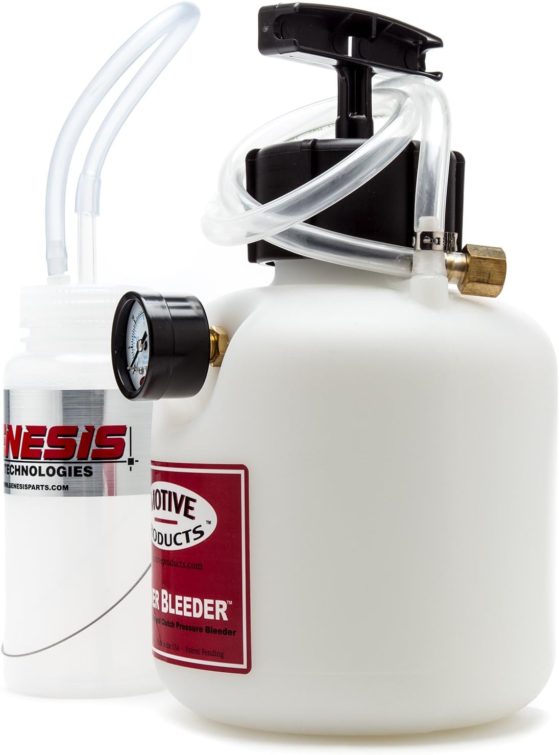 Motive Power Bleeder 0100 with Genesis Technologies Brake Bleeding Kit and ATE Type 200 Brake Fluid Bundle