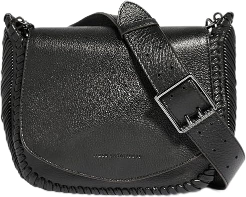 Aimee Kestenberg All For Love Saddle Crossbody Bag for Women - Leather Crossbody Purse - Adjustable & Removable Strap