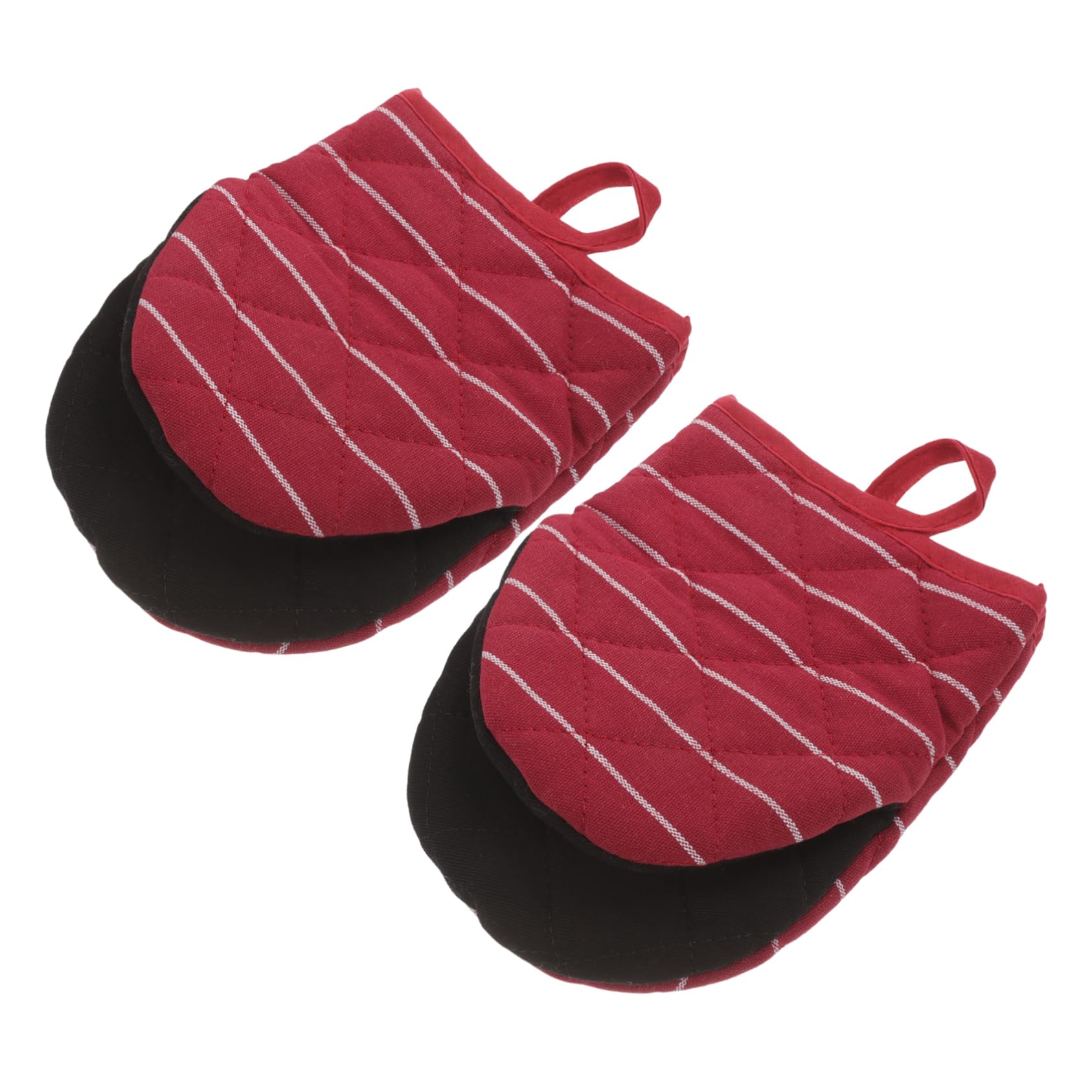 Garneck 1Pair Baking Oven Mitts Heat Resistant Kitchen Gloves Cooking Mitts and Skin Friendly for Handling for Baking and Cooking