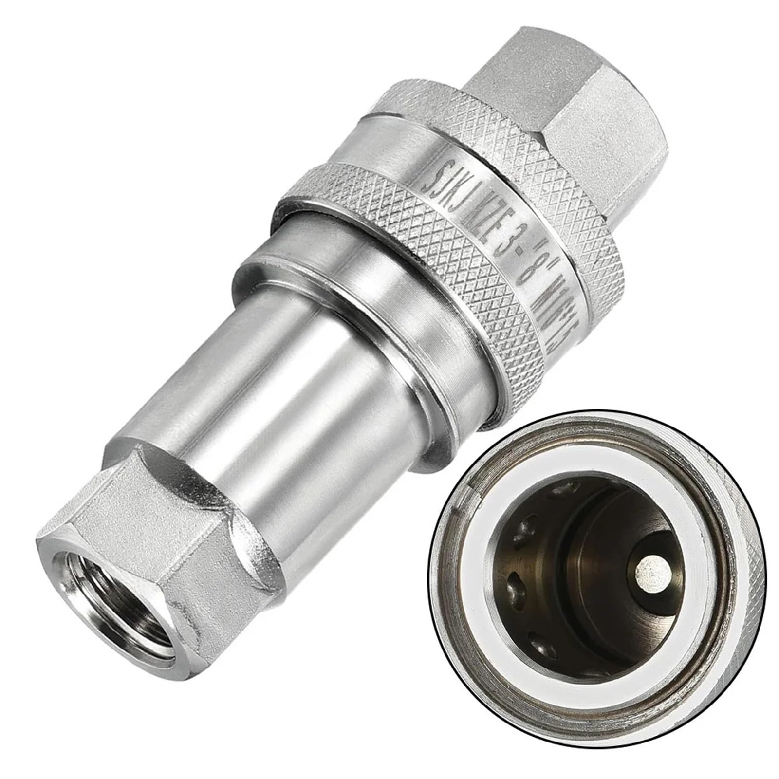 Sfera d'acciaio che blocca l'attacco rapido idraulico Facile utilizzo Accessorio for raccordo idraulico Accessorio Materiale in acciaio al carbonio
