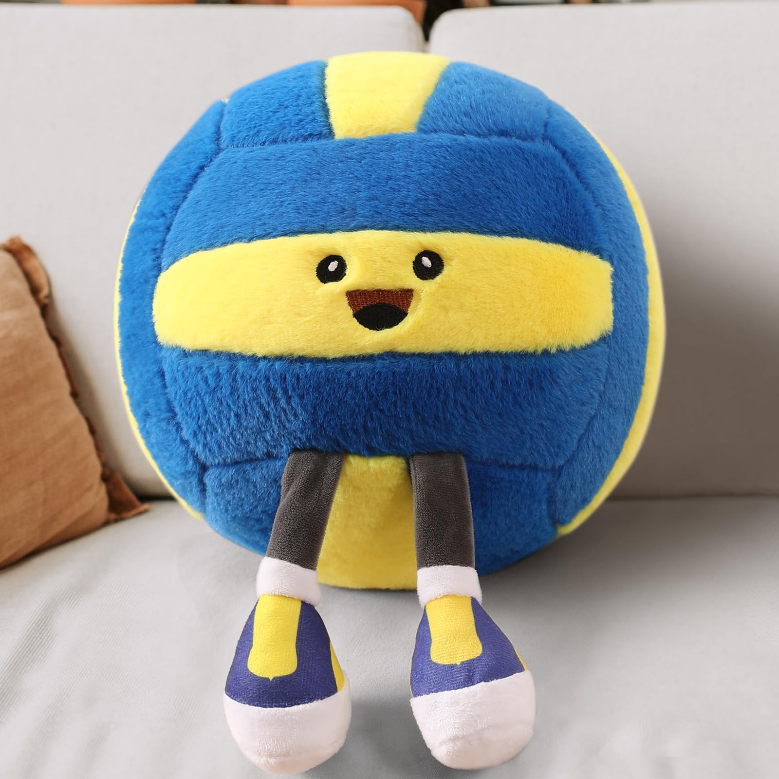 32cm Volleyball Plüsch Spielzeug - Weiches Kuschelkissen