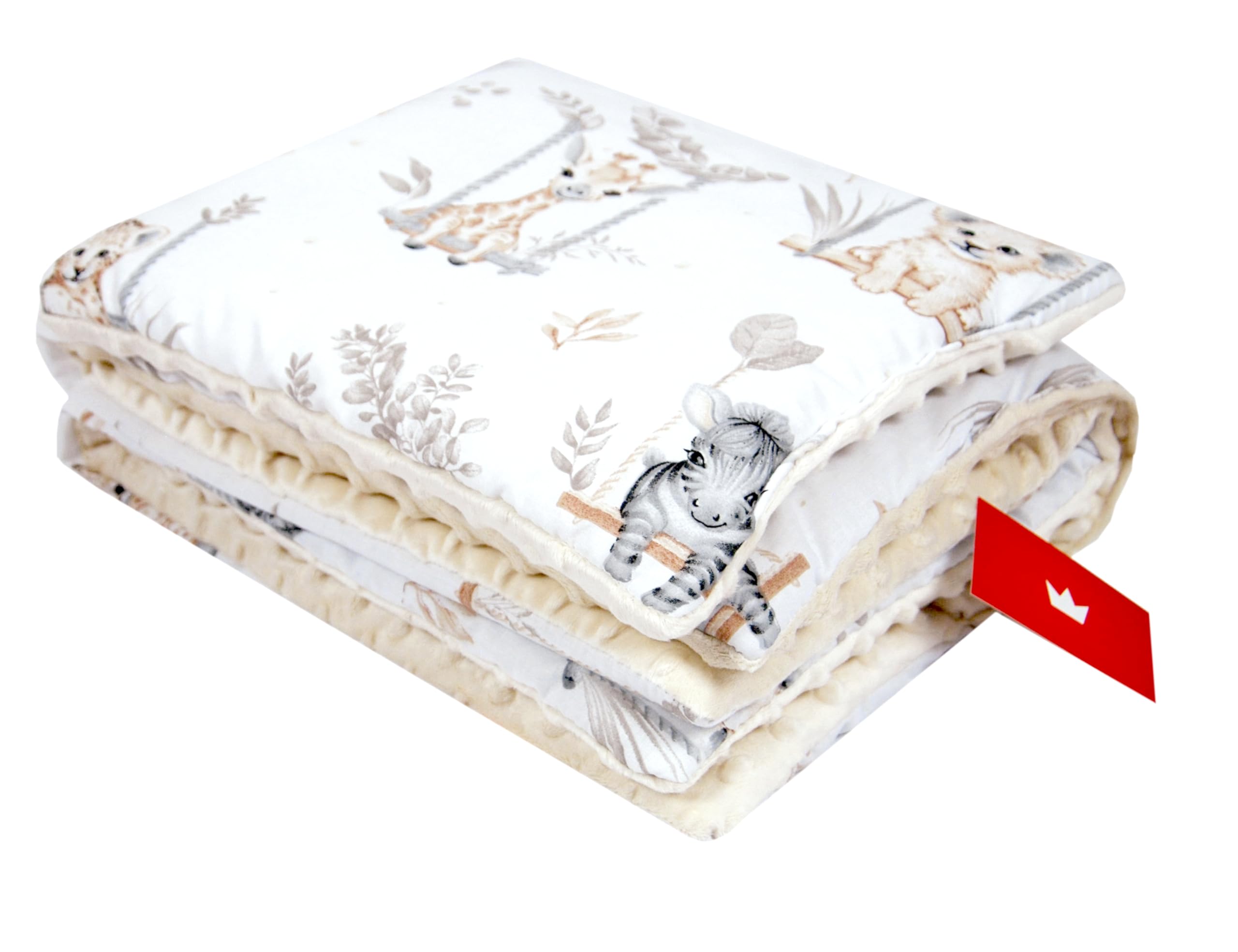 Kuscheldecke Für Kinderwagen – Weiche Seersucker & Minky Decke Für Babys, Täglicher Begleiter Drinnen & Draußen