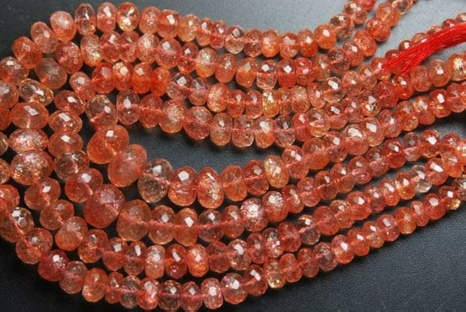 Sunstone Faceted Rondelles LKBEADS : finissez-en avec les perles ternes