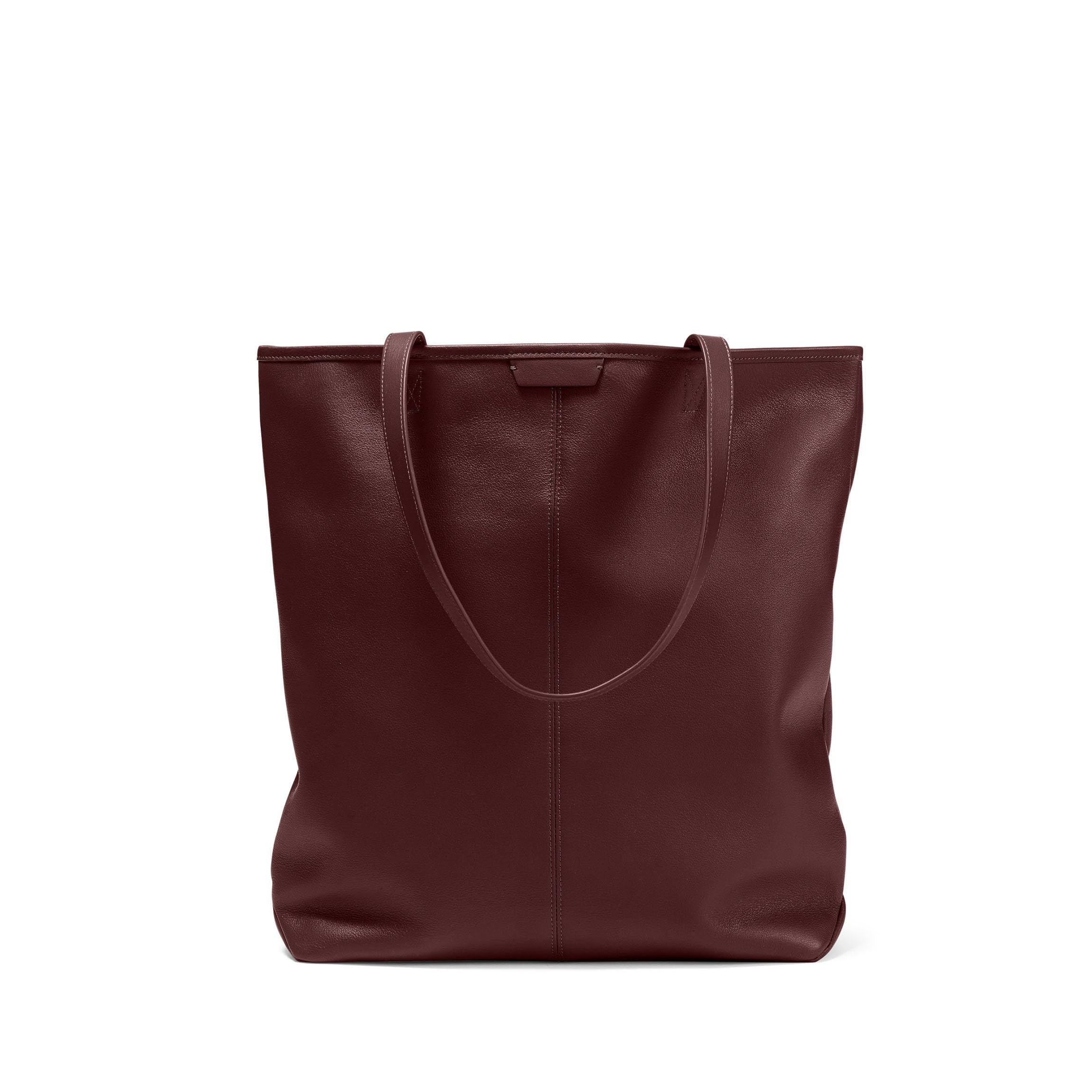 Leather Tote Bag – Classic Everyday Carryall with Spacious Interior, Sturdy Handles & Timeless Style for Work or Travel