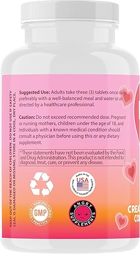 Miniatura 2 de Better Booty BBL Tablets - Creatina para ganancias de glúteos y construcción muscular, suplemento constructor de glúteos para mujeres con