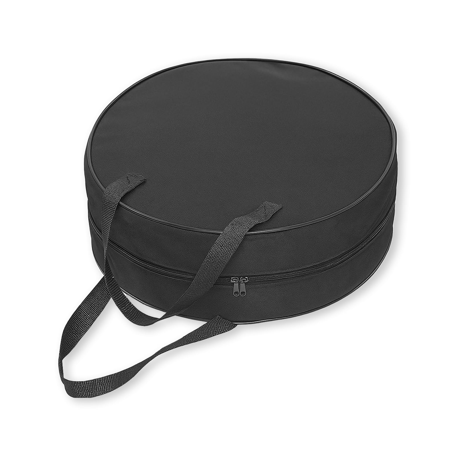 16 Inch Round Cable Organizer Bag, 600D Oxford Cloth Waterproof Jumper Cable Storage Bag, Universal EV Charging Cord Management Accessories for RV Sewer Pipe, Electrical Cords