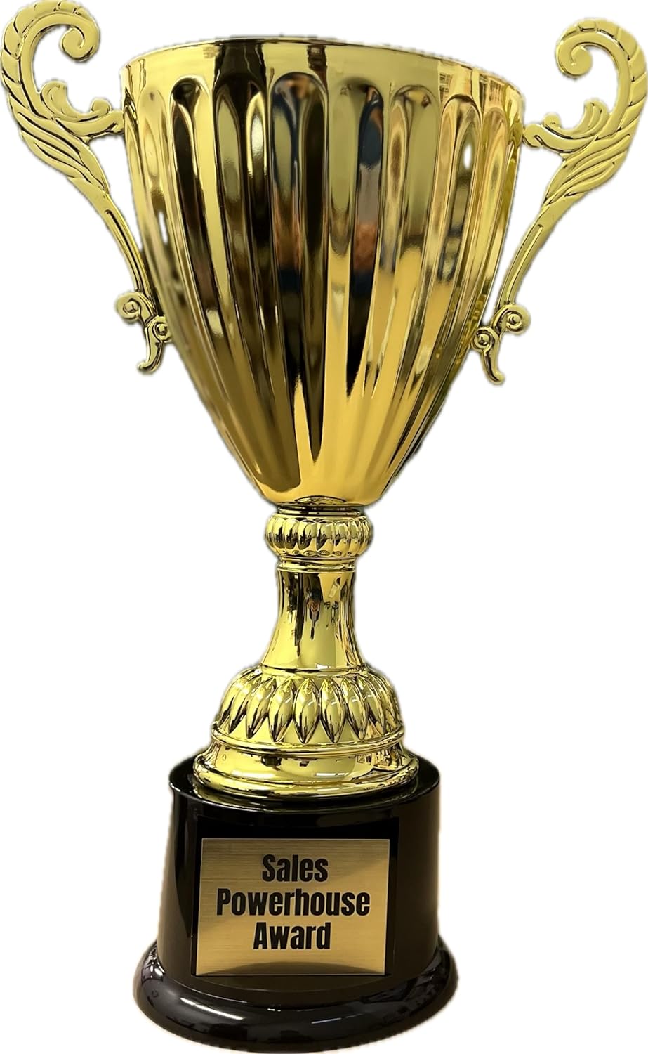 Gold or Silver Real Metal Cup Trophy - Trophy Award, Engraved Corporate Trophy Cup Award (8.75", 9.75", 12", 13.25" or 14.5" Tall) - Free Engraved Plate Included