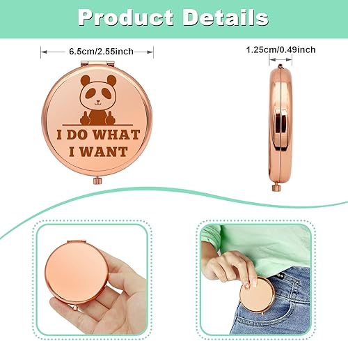 Miniatura 9 de Regalos de llama para mujeres amantes de los animales regalos para niñas espejo de maquillaje compacto para hermana mejor amiga regalos inspiradores