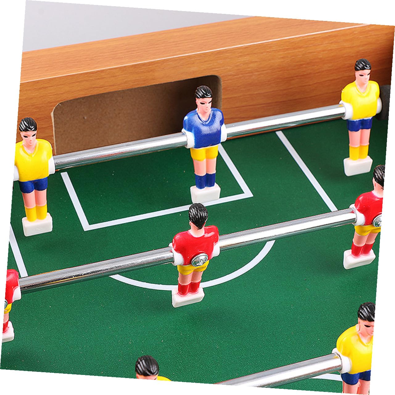 Mini Tavolo da Calcio a 6 Tiri in Mdf, Gioco da Scrivania | Segnapunti Incluso, per Serate in Famiglia e Uso su Desktop, Adatto a Ragazzo Ragazza e Adulti