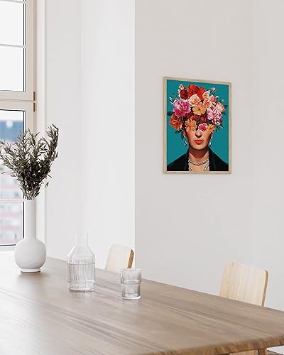 Miniatura 5 de HAUS AND HUES Frida Kahlo - Arte de pared - Póster feminista inspirador, obra de arte mexicana chicana, impresión empoderadora para el hogar o
