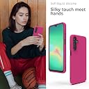 YATWIN Silicone Back Case for Samsung Galaxy A26, Soft-Touch Phone Back Cover for Samsung Galaxy A26 - Magenta gallery image