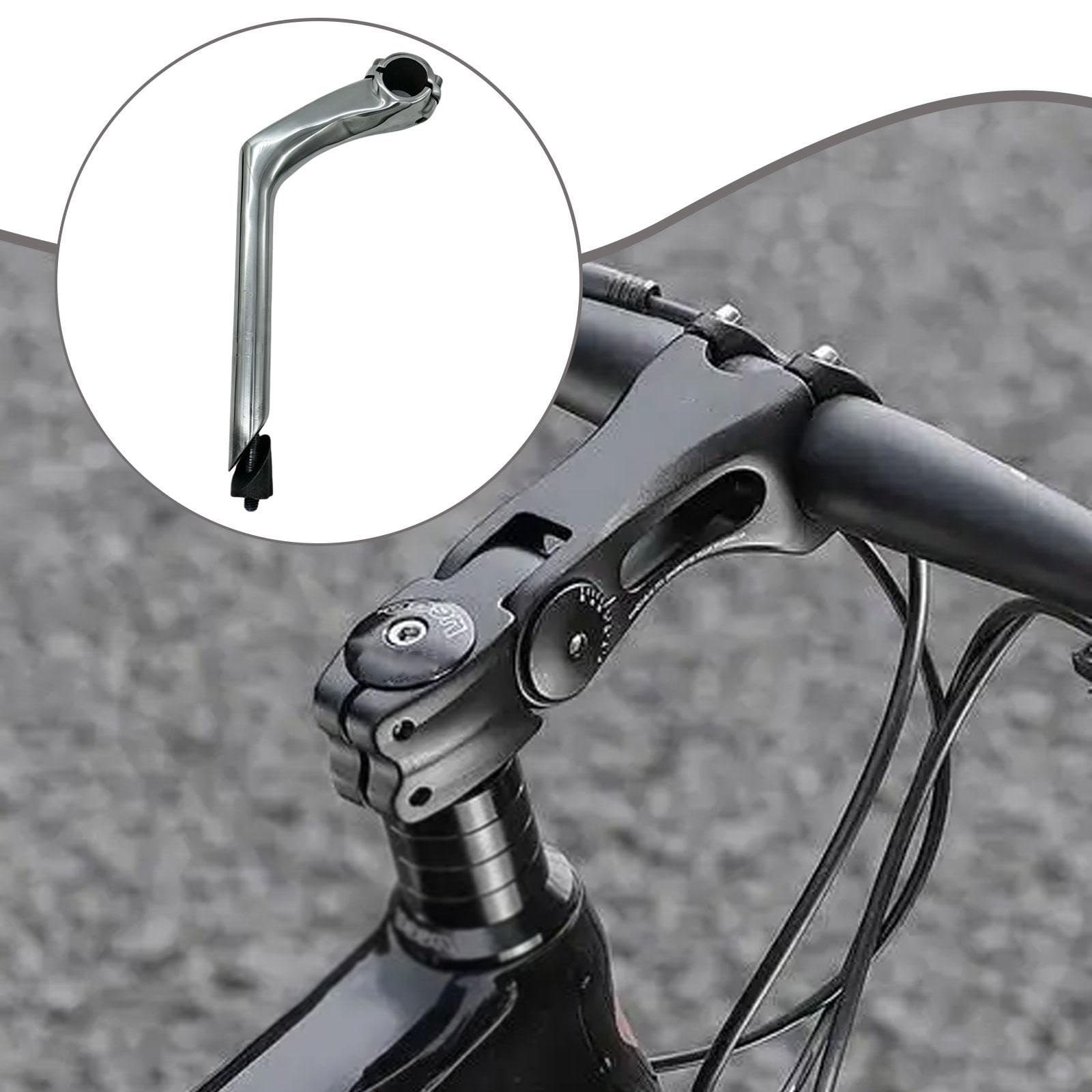 predolo Fahrrad-Vorbau, Lenkerverlängerung, professionell, zu montieren, Ersatzteil, robuste Aluminiumlegierung, Silber Sports & Outdoors