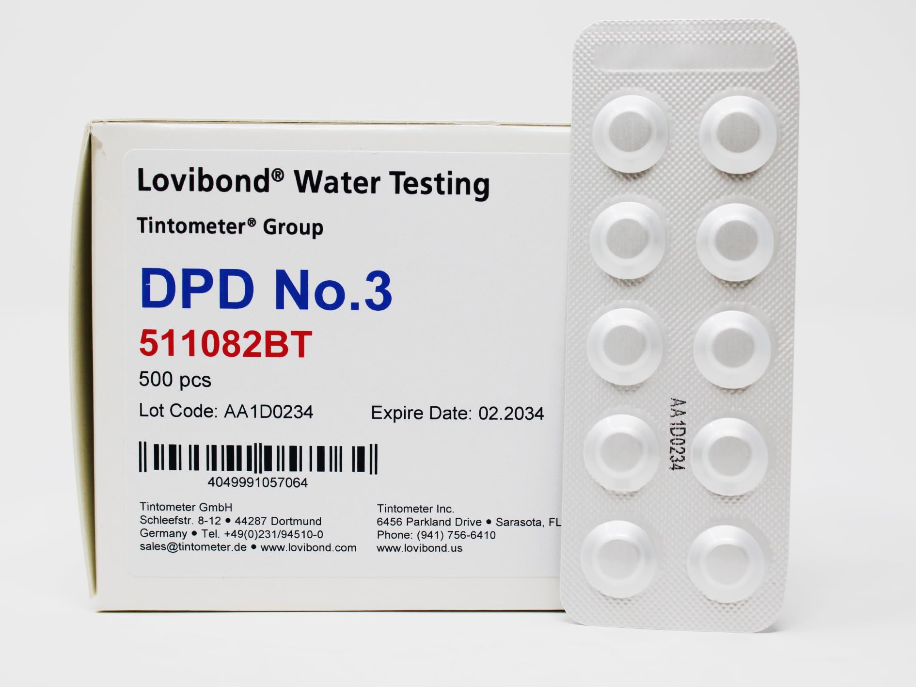 Lovibond - DPD No. 3 Photometer Cloro Combinato per fotometro