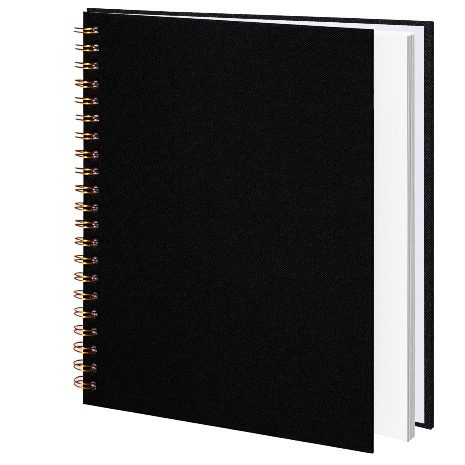 Scrapbook 28x20.5 CM Linen Photo Album Kraft White Pages Memory Book for Wedding, Baby, Family, Graduation, Travel & Vacation Memories