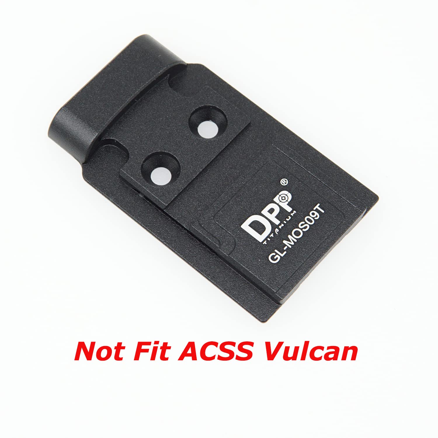 DPP Titanium Mount/Adapter Plate Compatible with Glock 17 19 MOS