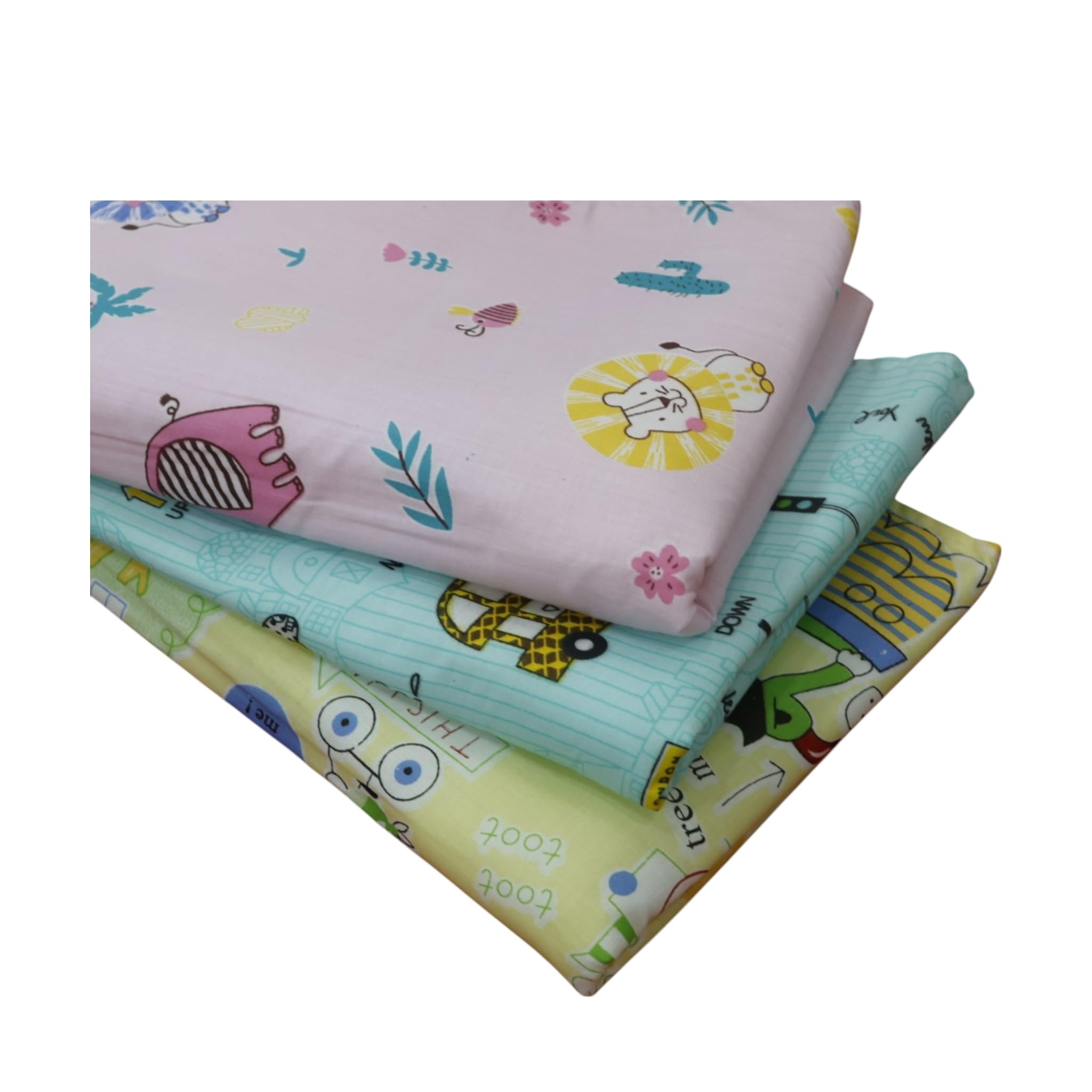 Mothers Choice Foam-Cushioned Waterproof Quick-Dry Diaper Changing Sheet/Mat for Baby (3, Pink-Green-Yellow, Small)-image-46