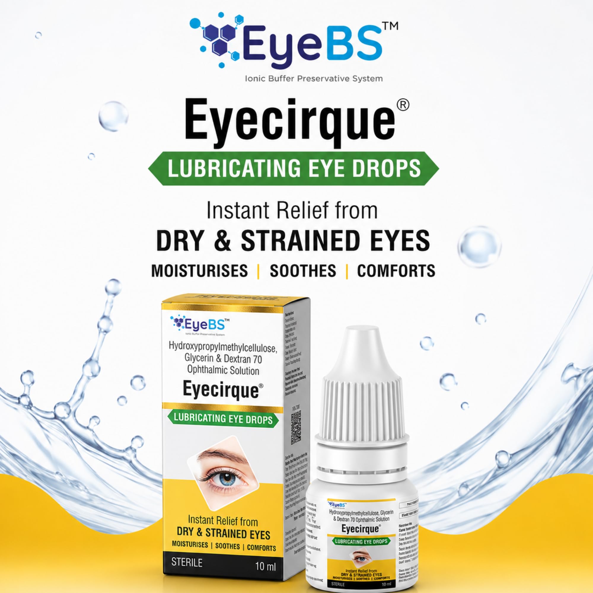 Eyecirque No Preservative Lubricating Eye Drops: Comfort, Soothe, and Moisturize - For Dry Eyes, Redness, Digital Eye Strain, Tired Eyes, Regular Use 2
