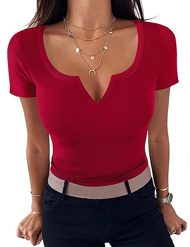 Like my brown t-shirt, but red