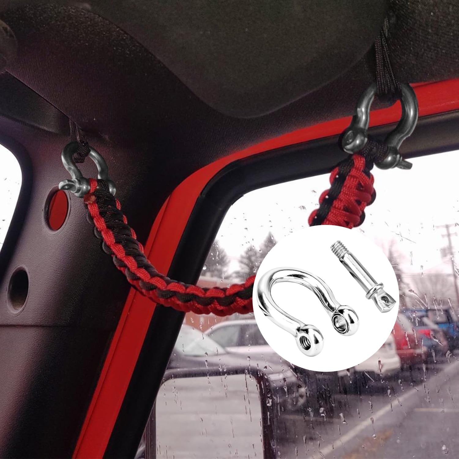 40 PCS 1/4 Inch D Ring Shackles, 304 Stainless Steel Anchor Shackle Lock, 6 mm Screw Pin Anchor Shackles for Towing, Trailer Chain Shackle for Industrial, Outdoor, Vehicle Recovery, M6 - Image 5