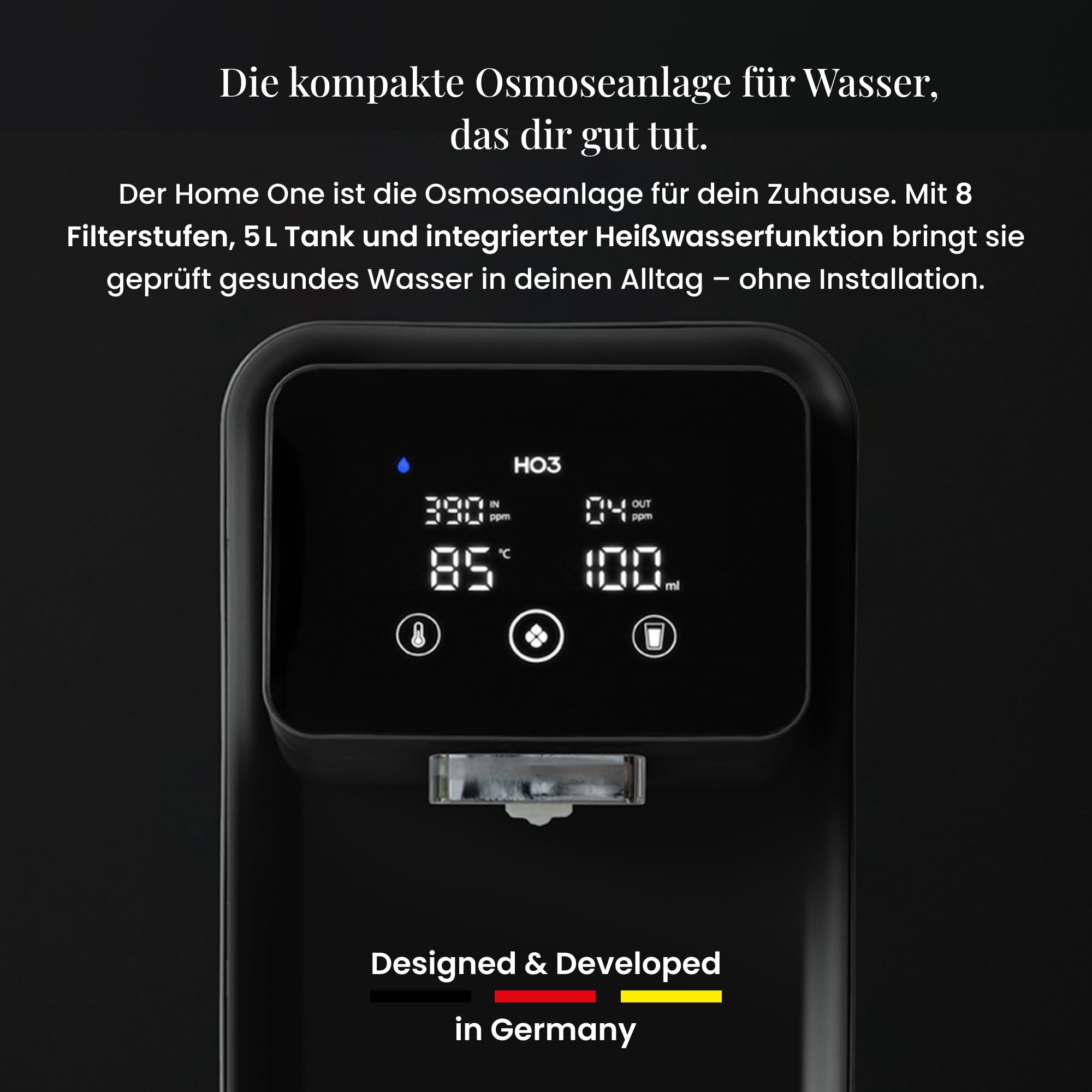 HO3 Home One Zestaw zamienne filtrów 3-częściowy Zestaw filtrów RO, filtr CF, filtr MN