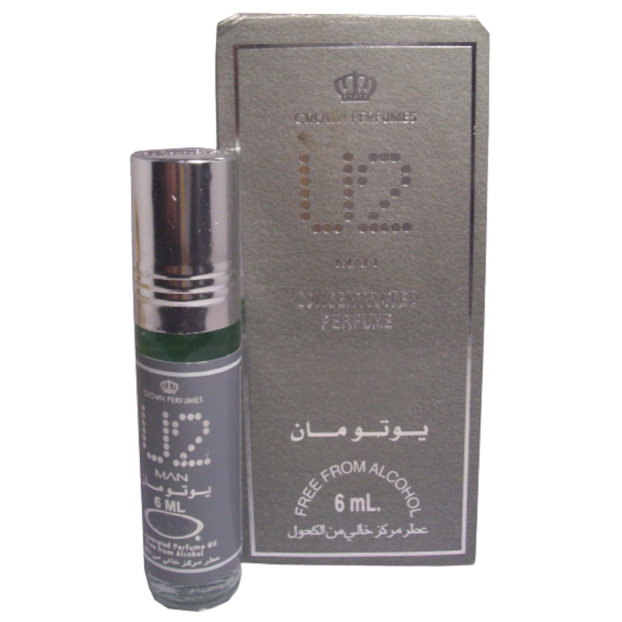 Al Rehab U2 Man Concentrated Perfume Oil 6 ml | Alcohol Free Attar | Long Lasting Fresh Green Woody Fragrance for Men-picture-39