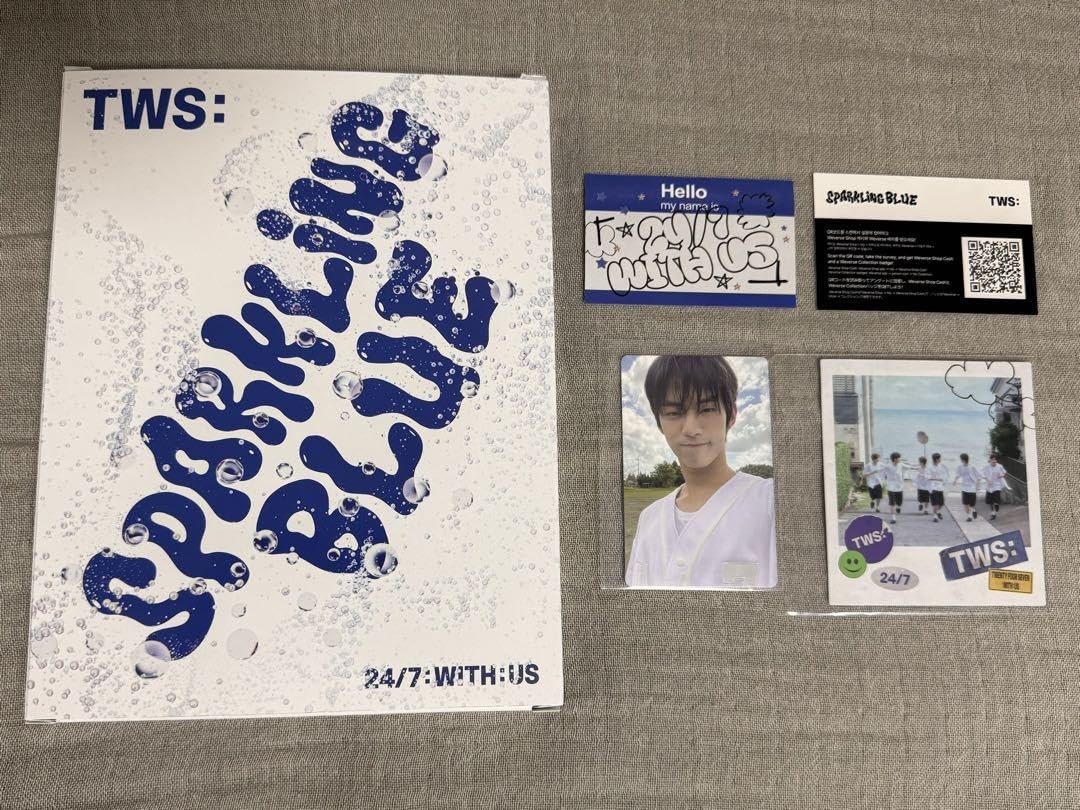 TWS ドフン　sparkling Blue weverse global Amazon.co.jp: TWS Sparkling Blue sparkling ver. ドフン : おもちゃ