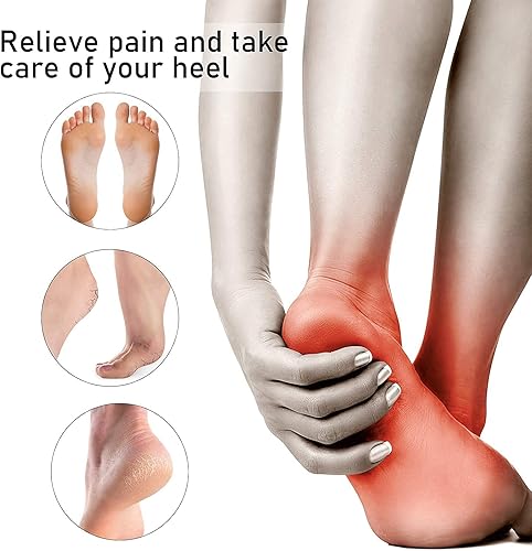 Miniatura 2 de Talonera para fascitis plantar para dolor de talón Versión actualizadaProtectores de talónalmohadillas de mangas, soporte de talón para dolor de